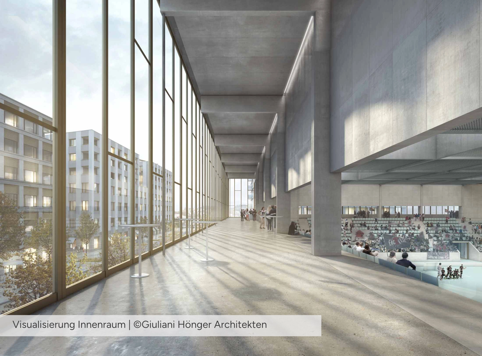 Pilatus Arena - Visualisierung Innenraum